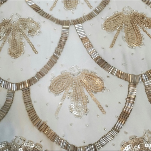 Moon Ivory Formal Skirt with Bowties NWT - Picture 4 of 4